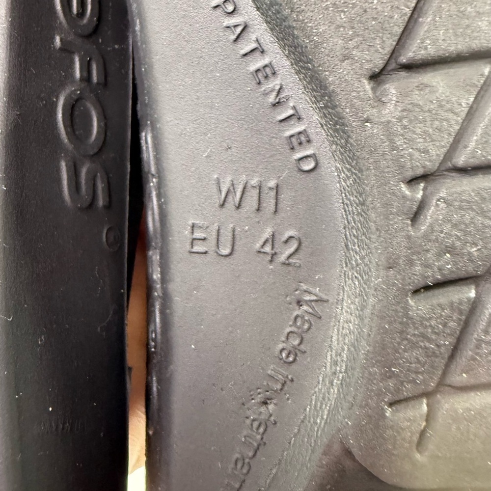 OOFOS OOLALA Luxe Thong Flip Flop Sandals Latte 42/US 11 - Picture 12 of 14